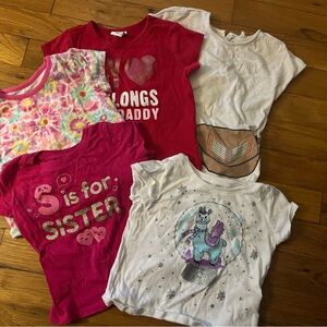 Baby T shirt bundle 5 pack size 12-18